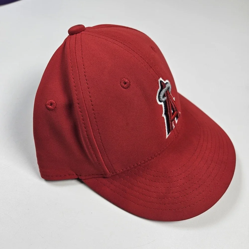 Team MLB OC Sports Hat Youth Red Los Angeles Angels Adjustable Baseball‎ Cap Fan